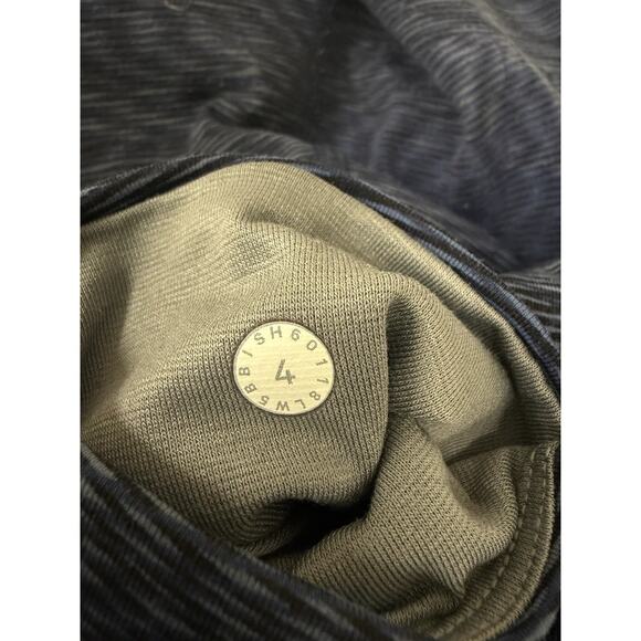 Lululemon Women’s Athletica Blue Black Leggings Size 4 - Picture 6 of 8